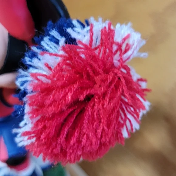 Vintage Walt Disney World Bobblehead Minnie Mouse Cheerleader Red, Blue … - Picture 13 of 15